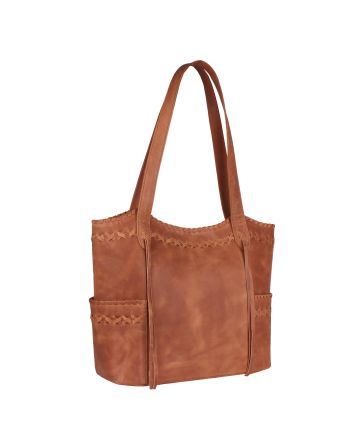 Concealed Carry Kendall Leather Tote by Lady Conceal